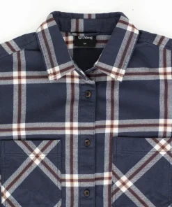 Urberg Women's Two Pocket Flanell Shirt Blue Nights/huckleberry