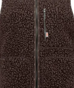 Varg Women's Vargön Fat Wool Vest Dark Chocolate Brown