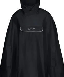 VAUDE Unisex Valdipino Rain Poncho Black