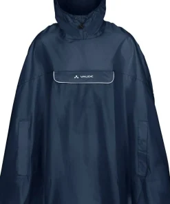 VAUDE Unisex Valdipino Rain Poncho Dark Sea Uni
