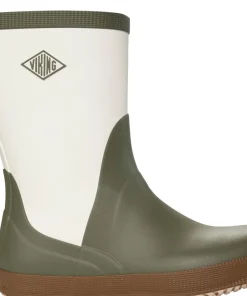 Viking Footwear Seilas Heritage Rubber Boot Olive/brown