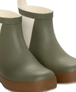 Viking Footwear Seilas Heritage Low Rubber Boot Olive/brown