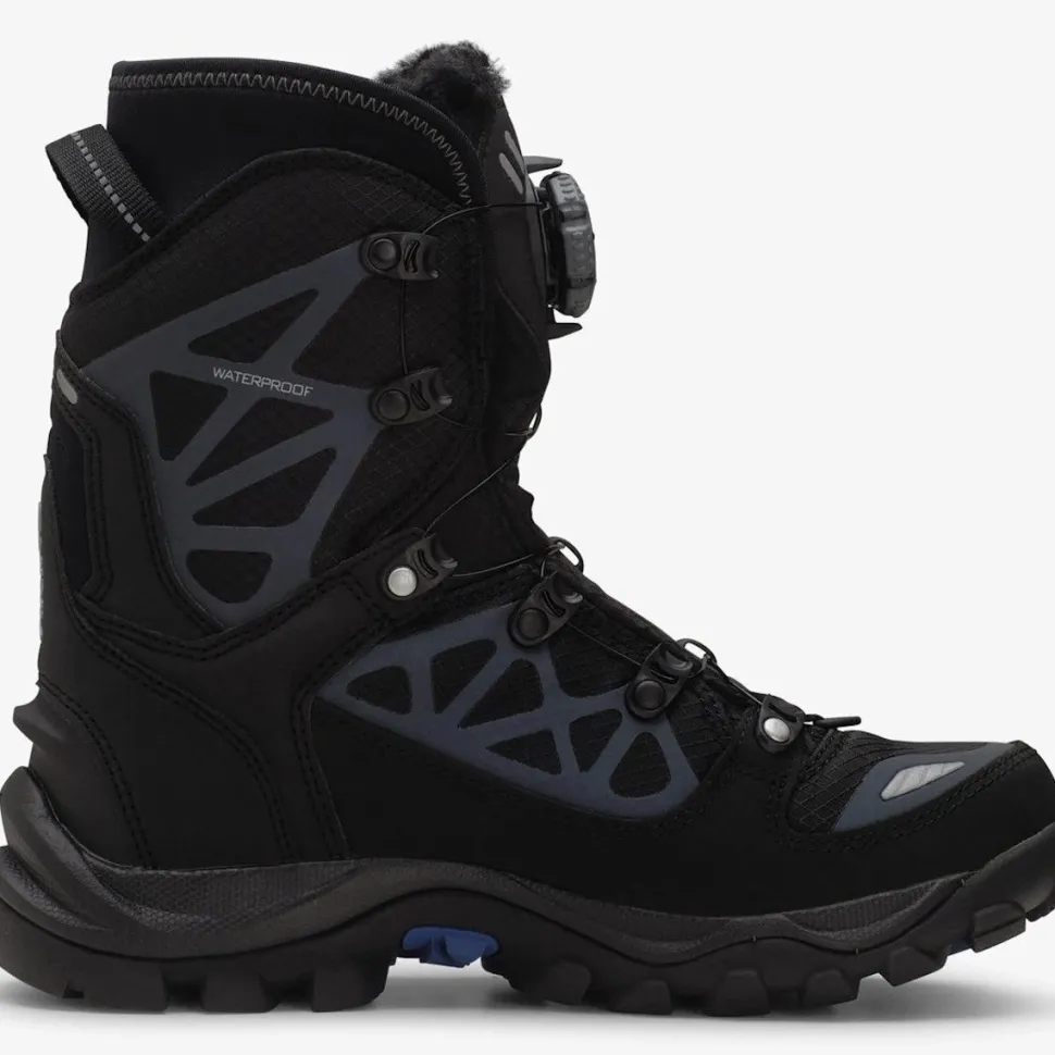 Viking Footwear Unisex Constrictor III High Waterproof Boa Black/Silver