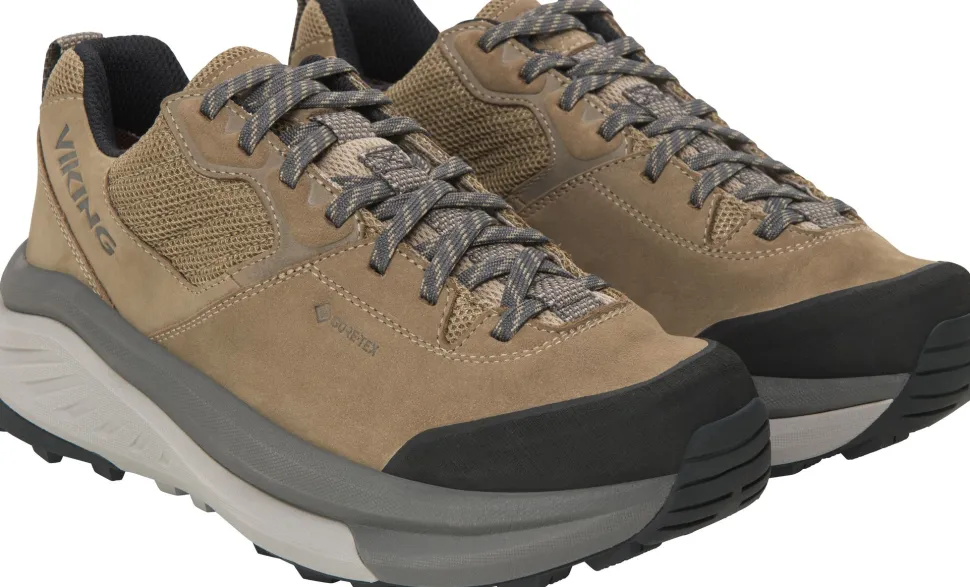 Viking Footwear Women's Cerra Hike Low Gore-Tex Light Brown/Grey
