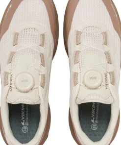 Viking Footwear Women's Motion Low GORE-TEX Boa Cream/brown