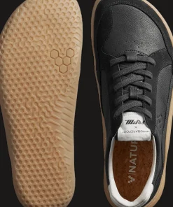 Vivobarefoot Women's Gobi II Sneaker Premium Leather Obsidian