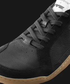 Vivobarefoot Women's Gobi II Sneaker Premium Leather Obsidian