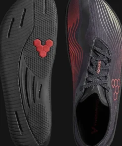 Vivobarefoot Women's Primus Flow Obsidian/Cherry Tomato