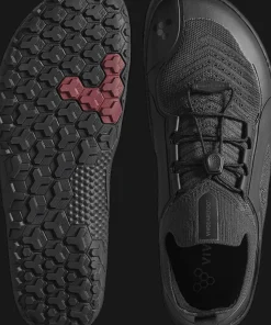 Vivobarefoot Women's Primus Trail Knit FG Obsidian/Obsidian