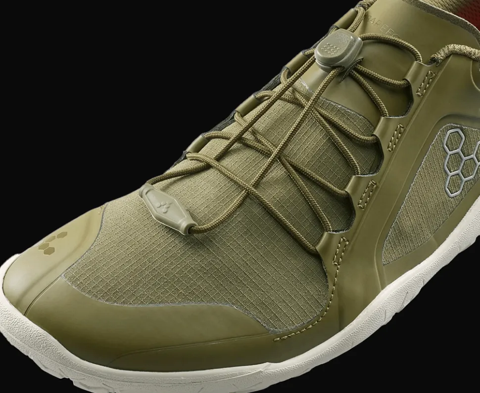 Vivobarefoot Women's Primus Trail III All Weather FG Dark Olive/White