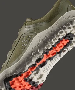 Vivobarefoot Women's Primus Trail III All Weather FG Dark Olive/White