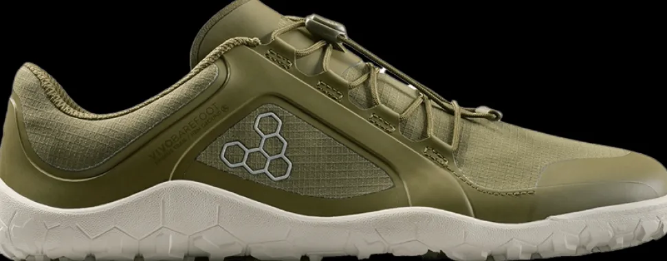 Vivobarefoot Women's Primus Trail III All Weather FG Dark Olive/White