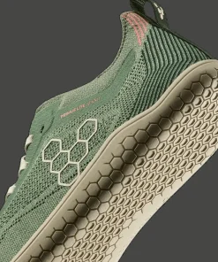 Vivobarefoot Women's Primus Lite Knit Natural Dusty Green