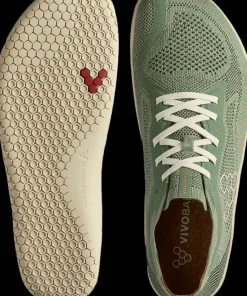 Vivobarefoot Women's Primus Lite Knit Natural Dusty Green