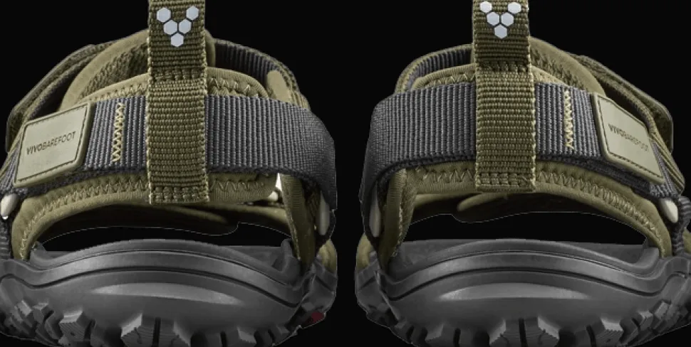 Vivobarefoot Women's Tracker Ora Sandal Dark Olive