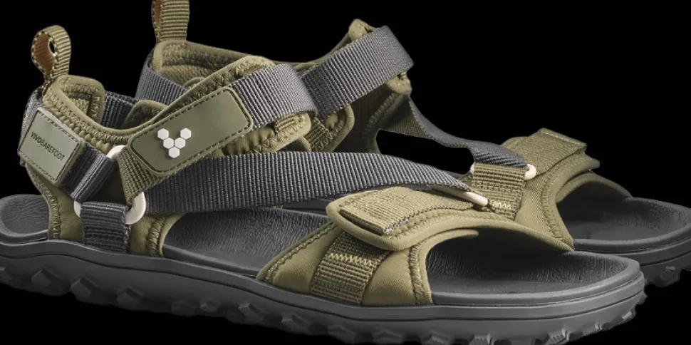 Vivobarefoot Women's Tracker Ora Sandal Dark Olive