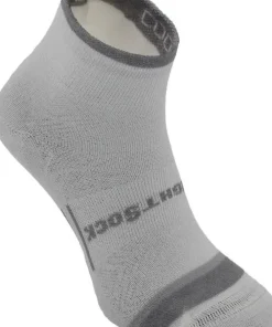 Wrightsock Coolmesh II Quater Anti Blister System White Grey