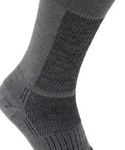 Wrightsock Merino Coolmesh II Merino Wool Crew Anti Blister System Grey/Smoke