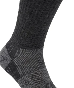 Wrightsock Merino Escape Crew Anti Blister System Grey/Smoke