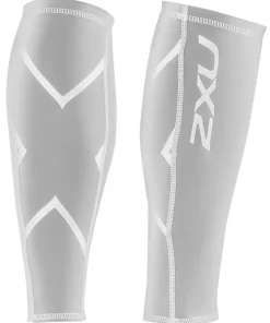 2XU Compression Calf Guard White/White