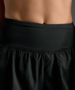 2XU Women's Aero Hi-Rise 2-In-1 3 Inch Shorts Black/silver Reflective