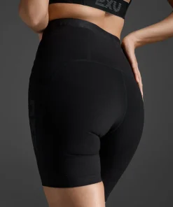 2XU Women's Form Stash Hi-Rise Bike Short Black/black1