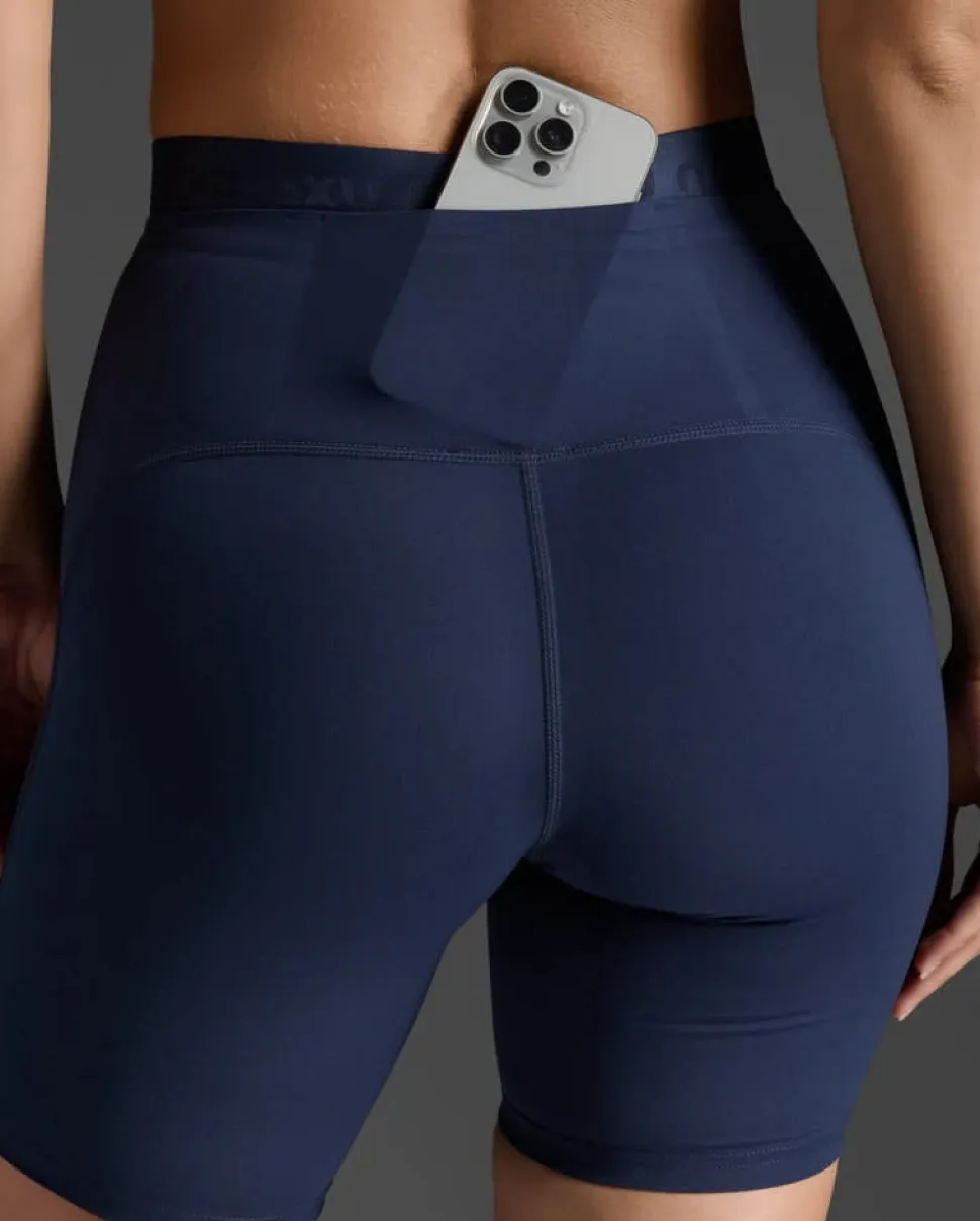 2XU Women's Form Stash Hi-Rise Bike Short Midnight/midnight1