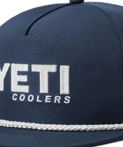 Yeti Flat Brim Rope Hat Navy