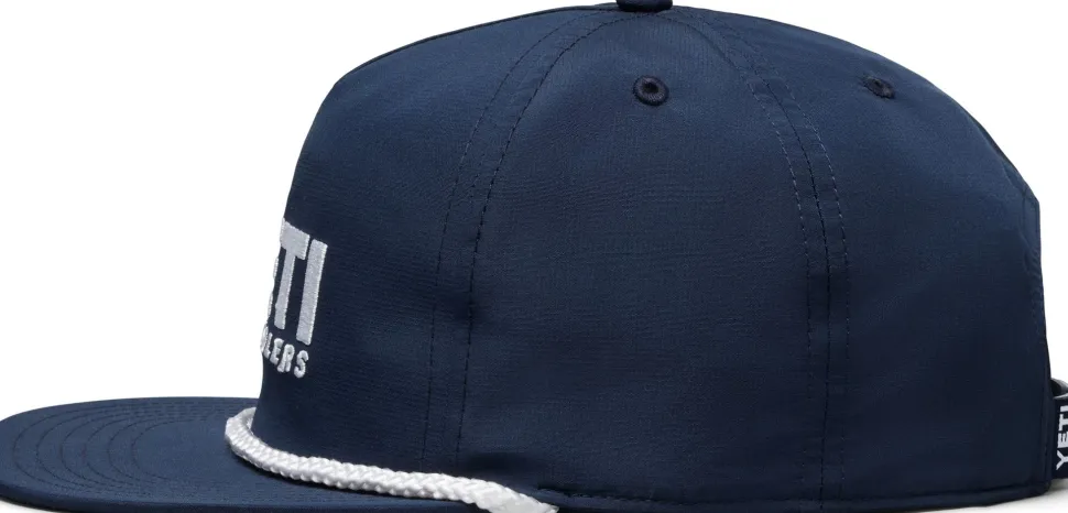 Yeti Flat Brim Rope Hat Navy
