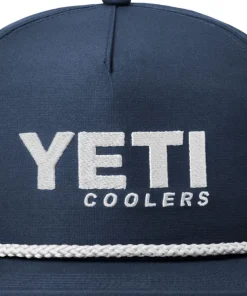 Yeti Flat Brim Rope Hat Navy