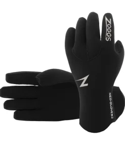Zoggs Neoprene Swimming Gloves 3 Black