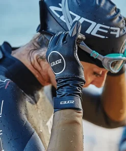 Zone3 Silicone Swim Cap Black